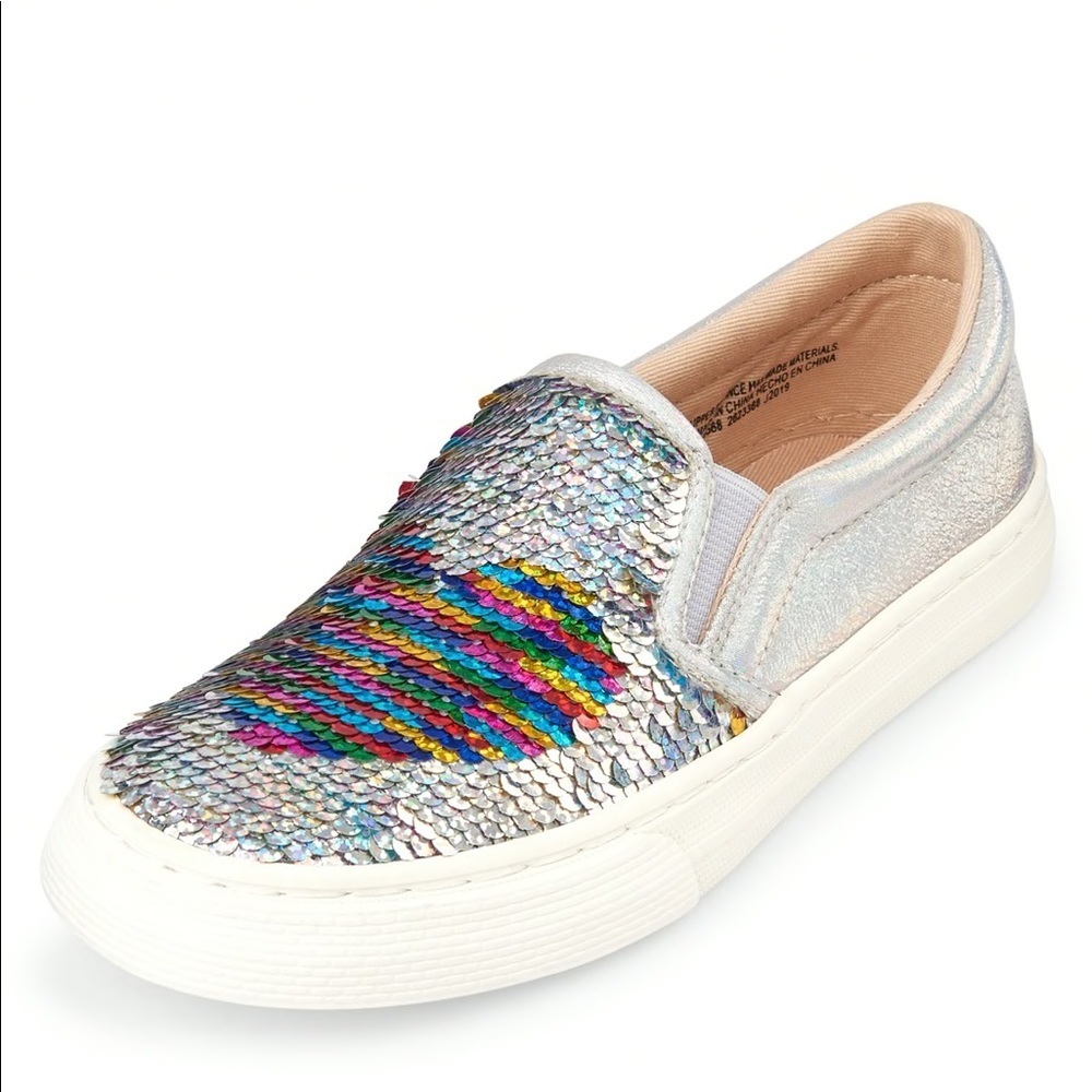 The Children’s Place Metallic Flip Sequin Heart
